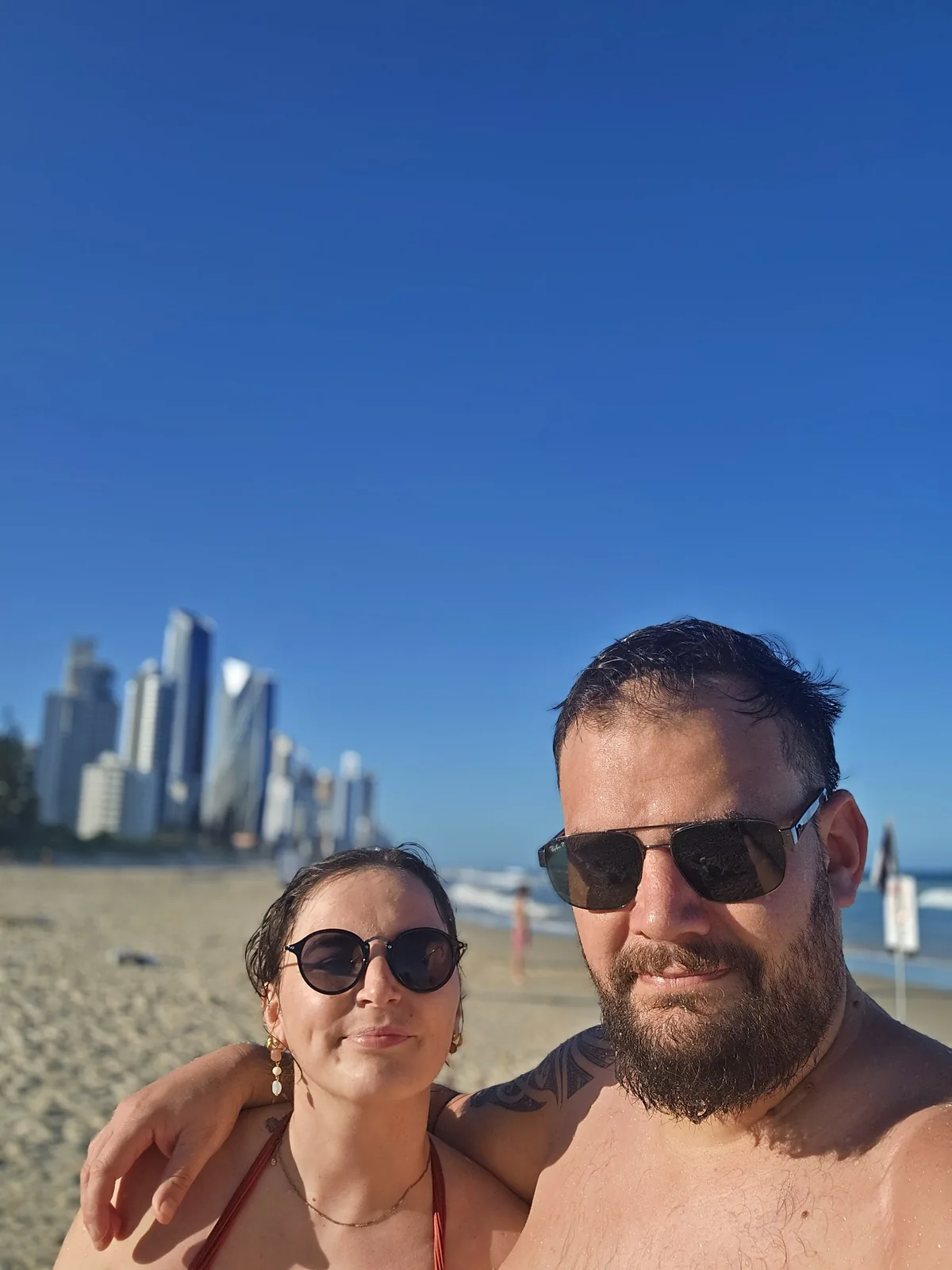 Together at the beach