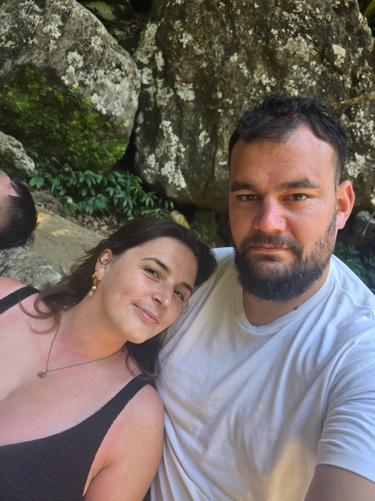 Together among the rocks